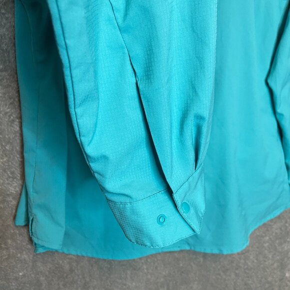 Columbia Women PFG Tamiami II Long Sleeve Vent Snap Pockets Omni Shade Shirt 1X - Picture 4 of 15